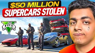 My 50 Million Supercars STOLEN In Los Santos 😭 [upl. by Ecahc]