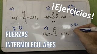 Fuerzas Intermoleculares Explicadas  Ejercicios Resueltos [upl. by Arielle670]