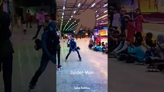 SpiderMan Skating practice today 😊 😱 publicreactionskating skating shortvideo skatingreaction [upl. by Nnaacissej812]