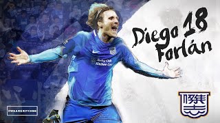 Diego Forlán 科蘭 ● Kitchee SC 傑志 ● All Goals amp Assists 2018 ● [upl. by Eenalem]