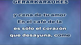 Nada personal  Armando Manzanero amp Lisset  Karaoke [upl. by Angel170]