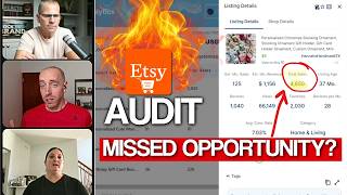 Etsy Seller Thinking too Small and Missed This Super Profitable Niche  Etsy Shop Audit [upl. by Vincenz]