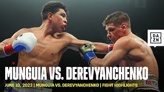 HIGHLIGHTS  Jaime Munguia vs Sergiy Derevyanchenko [upl. by Gaither]