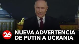 Nueva advertencia de Putin a Ucrania [upl. by Miharba151]