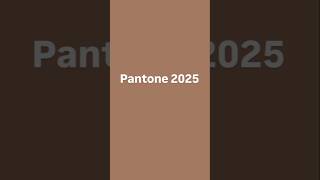 Pantone 2025 [upl. by Onifled]