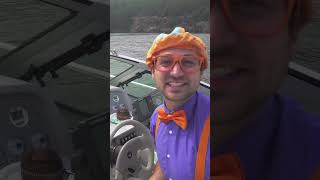 Blippi Uses Boat Radio and Horn Shorts Blippi [upl. by Zach]