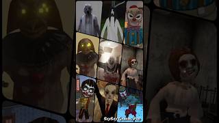 Jumpscare Battle Angelene Vs Slendrina Vs Freaky Vs Death Park Vs Butcher Vs Dread Teacher [upl. by Drolyag]