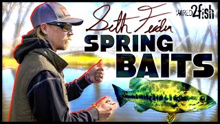 4 Top Prespawn River Bass Lures  Seth Feider’s Hit List [upl. by Wenona716]