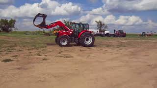 bigironcom Massy Ferguson 5480 and 950 Loader [upl. by Denae]