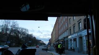 Stockholm  Bus 40 from Universitetet to Odenplan 2014 11 23 [upl. by Cayser395]