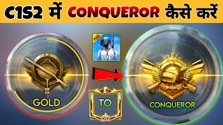 Pubg Lite C1S2 Me Conqueror Kaise Kare  How To Rank Push Pubg Lite C1S2  How To Get Conqueror C1S2 [upl. by Giuditta]