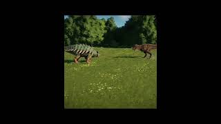 bumpyankylosaurs vs torocarnotaurs jurassicworldcampcretaceous jwe2 [upl. by Reddin]