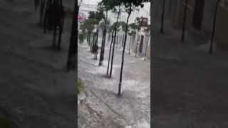 Heavy flood due to extreme rainfall in Conil de la Frontera Cádiz Spain 🇪🇸 12102024 [upl. by Sarazen540]