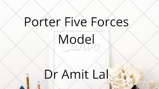 Porter Five forces Model  Strategic Management  NTA UGC NET Management [upl. by Agripina21]