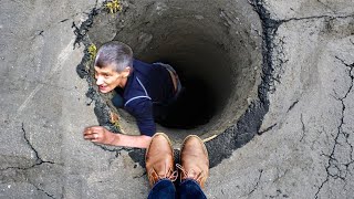 creepy guy crawls out of hole and then this [upl. by Joaquin]