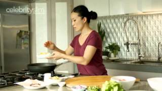 How to make Crispy Salmon amp Guacamole Scoops with Poh  Celebrity Slim [upl. by Roxana796]