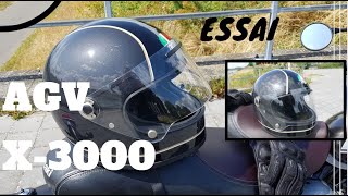 AGV X3000 le casque intégral vintage de la marque sportive italienne agv X3000 [upl. by Enra]