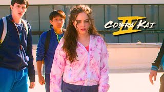 Cobra Kai Season 4 Samantha Makes The Jump Scene [upl. by Ferd466]