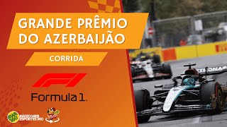 GRANDE PRÊMIO DO AZERBAIJÃO  CORRIDA  FÓRMULA 1  NARRAÇÃO AO VIVO [upl. by Ecnerat]