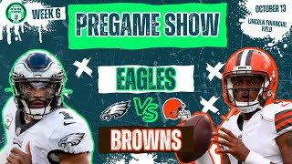 Eagles Pregame Show Week 6 vs Browns  Game Inactives PS Elevations Injury Updates amp Depth Chart [upl. by Gill]