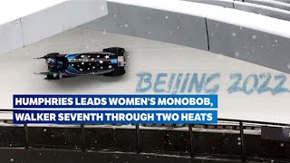 Womens Monobob  Heats 1 amp 2  Bobsleigh Beijing 2022  Highlights [upl. by Aynik600]