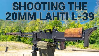 Shooting the Lahti L39 20mm AntiTank Rifle [upl. by Enilkcaj530]