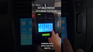 kit multimídia hyundai tucson com carplay e android auto sem fio [upl. by Orpah489]