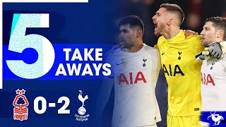 DEKI MASTERCLASS Forest 02 Tottenham 5 TAKE AWAYS [upl. by Tore856]