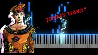 JoJolion Fanmade OST Josukes Theme on PIANO [upl. by Atil708]