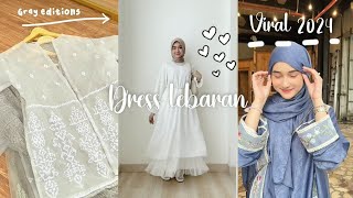 REKOMENDASI DRESS LEBARAN TERBARU 2024  SHOPEE CHECK  racuntiktokshopeetiktokviral [upl. by Akenahs]