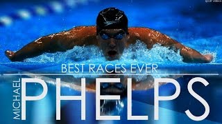 Michael Phelps BEST RACES EVER MOTIVATION TRAINING [upl. by Sulienroc]