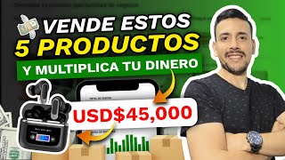 5 PRODUCTOS GANADORES para VENDER FÁCIL y ganar MUCHO DINERO 2024 💸 [upl. by Eatnod]