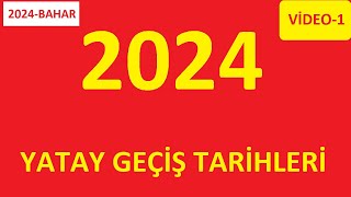 2024 YATAY GEÇİŞ TARİHLERİ 2024 BAHAR DÖNEMİ GEÇİŞ TARİHLERİ YATAY GEÇİŞ GEÇİŞLER NE ZAMAN [upl. by Jempty]