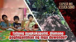 Tatlong magkakapatid diumano paghigantihan ng mga duwende  Kapuso Mo Jessica Soho [upl. by Sender]