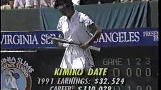 1991 Los Angeles Monica Seles vs Kimiko Date [upl. by Eliason]