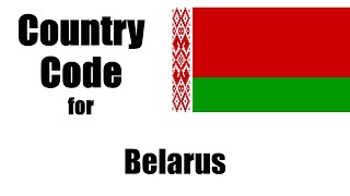 Belarus Dialing Code  Belarusian Country Code  Telephone Area Codes in Belarus [upl. by Asirralc]