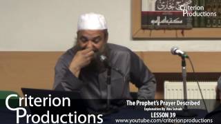 The Prophets Prayer Described Lesson 39 By Abu Suhaib [upl. by Ahsikin]