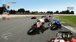 MotoGP21  Donington  Aprilia RS Cube  Byrne [upl. by Combs619]