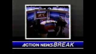 WBNG TV 12 Action News Break 1989 not Action News Theme [upl. by Llohcin]