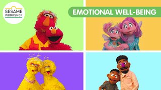 Elmo and Friends Sing Me amp My GrownUp  Emotional WellBeing [upl. by Bartlet]