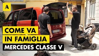 Mercedes Classe V  Come va in Famiglia [upl. by Idzik]