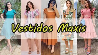 VESTIDOS MAXI PARA DAMA 2025 👗 [upl. by Cypro]