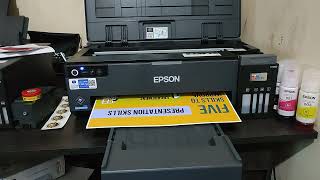 PRINTER EPSON L11050 CETAK POSTER UKURAN A3 [upl. by Leavelle]