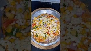 Trying Roti Pizza 🍕 food pizza tawapizzarecipe recipe pizzarecipe streetfood shortsfeed [upl. by Vinnie]