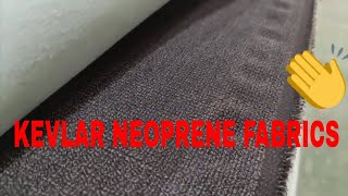 Neoprene fabric  anticut neoprene kevlar fabric by meter [upl. by Ahsinav113]