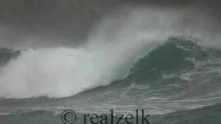 Rough Sea Norwick Shetland [upl. by Ihcalam]