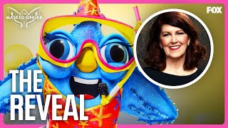 The Reveal Kate Flannery is Starfish  Season 11  The Masked Singer [upl. by Ellerahs]