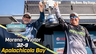 Moreno and Viator win 2024 Bassmaster Redfish Cup at the Apalachicola with 32 pounds 9 ounces [upl. by Alicec]