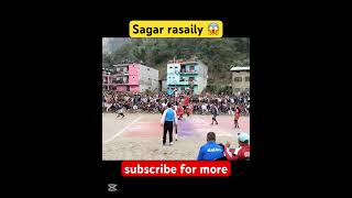 sagar rasaily😱🔥😳volleyball viralvideo shortvideo shortsviral volleyball world shorts [upl. by Eilram]