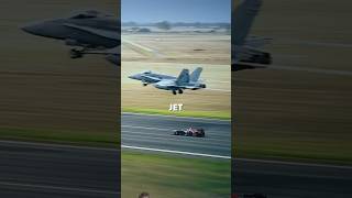 F1 car vs jet f1car jet aviation jet formula1 supercars redbull [upl. by Nahrut]